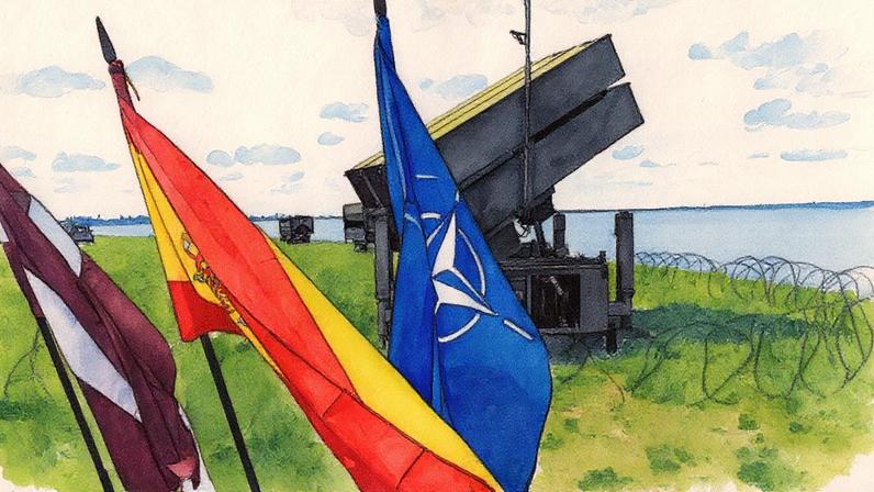 Exercícios da OTAN na Letônia em maio de 2025 (Foto: Reprodução)