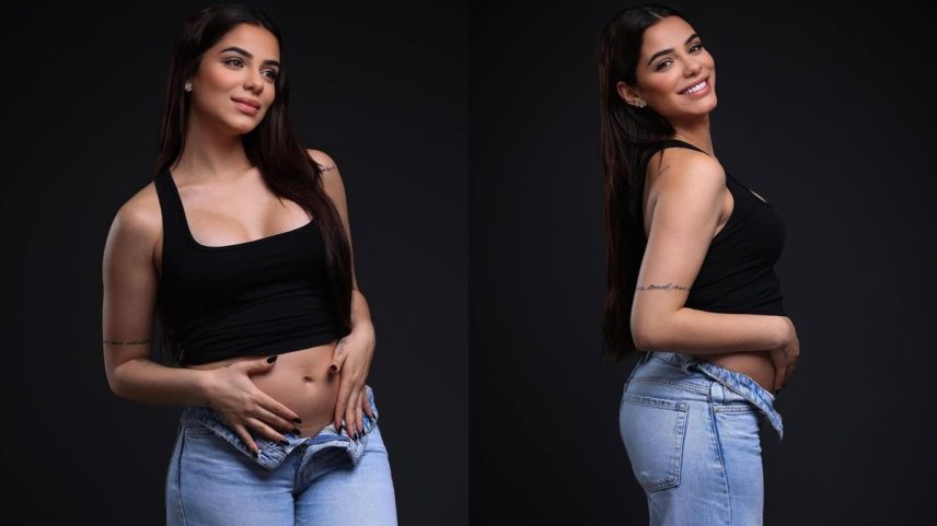 Key Alves exibe barriga da primeira gravidez e comemora: '15 semanas' (Foto: Reprodução/Instagram)