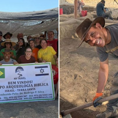 Brasileiros encontram vestígios cananitas em sítio arqueológico de Israel
