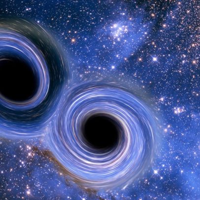 Fusão de buracos negros gigantes é a maior já registrada na história