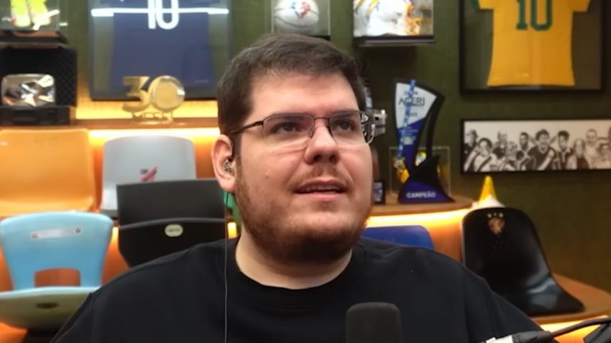 Casimiro Miguel, 'rosto' à frente do CazéTV, canal que vai transmitir todos os jogos da Copa do Mundo de 2026 no streaming (Foto: @Casimiro via YouTube)