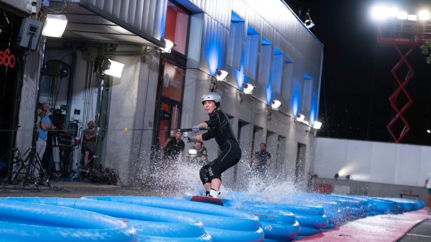 Marta Jiménez, 'a mulher adrenalina', em uma de suas intervenções em 'El hormiguero'. (Foto: Antena 3)