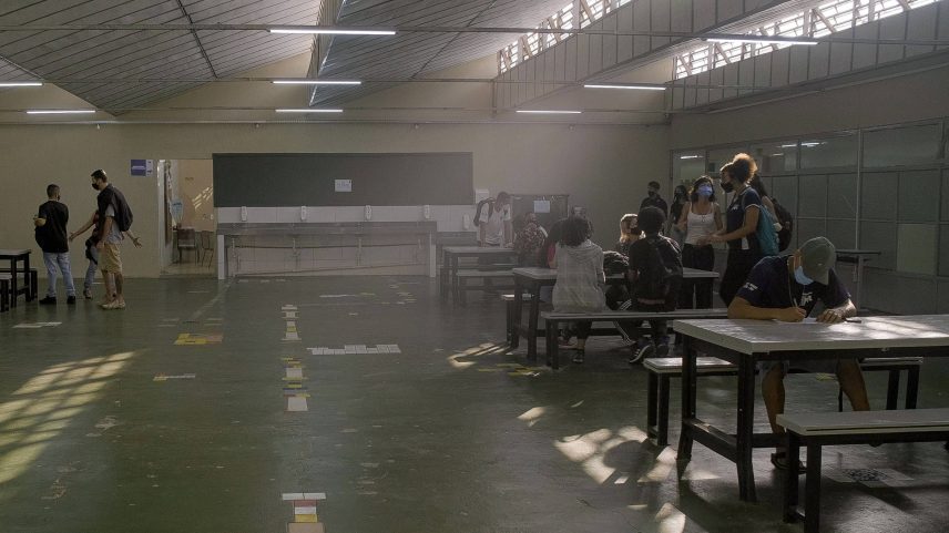 Dia de aula no Centro de Ensino Médio Elefante Branco, em Brasília. (Foto: Pedro Ladeira - 8.ago.24/Folhapress)