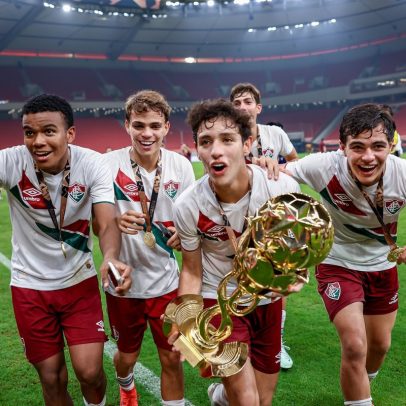 Fluminense conquista título sub-16 em Xangai e supera 100 troféus na base