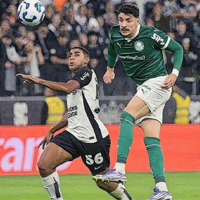 Palmeiras empata com Corinthians após gol contra e perde vice-liderança para Cruzeiro