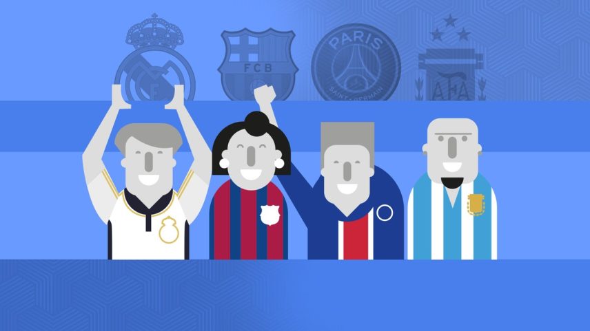 Torcida de Clubes Estrangeiros (Foto: Arte O GLOBO)