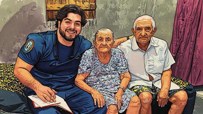 O médico de 27 anos atende no programa Mais Médicos há um ano e quatro meses (Foto: @dr.douglasciriaco no Instagram)