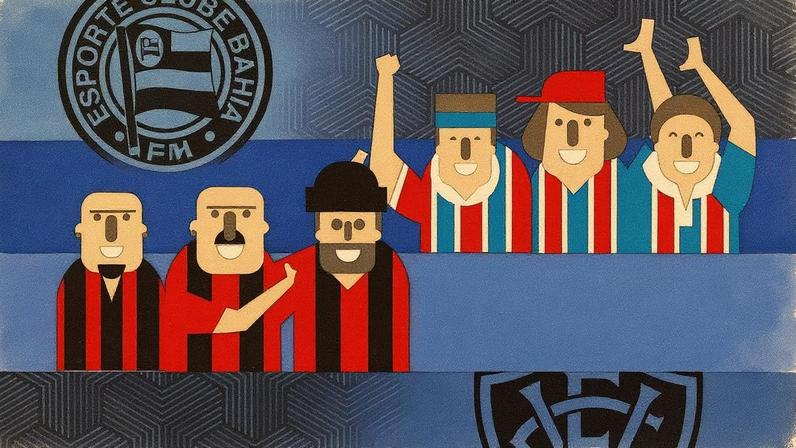 Pesquisa revela principais características das torcidas de Bahia e Vitória (Foto: Editoria de Arte)