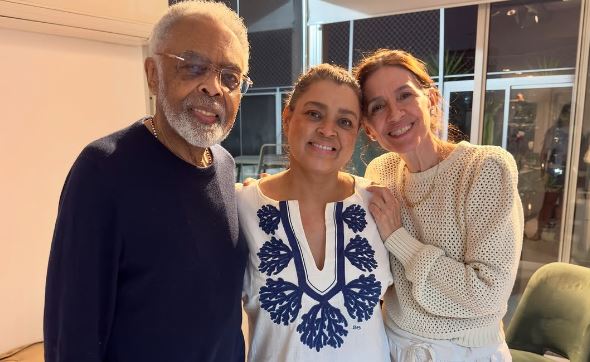 Gilberto, Preta e Flora Gil em foto (Foto: Reprodução/Instagram)
