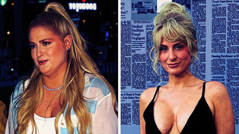 Meghan Trainor em fotos de 2020 e 2025 (Foto: Getty Images)