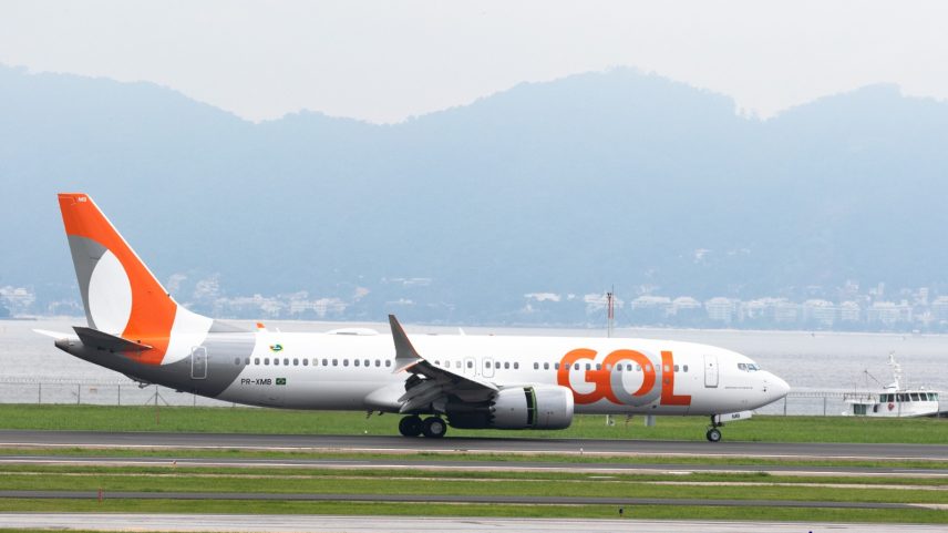 Avião da Gol parado. (Foto: Divulgação/Gol)
