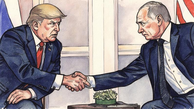 Presidente Donald Trump e Vladimir Putin em 2018. (Foto: Brendan Smialowski/AFP/Getty Images)