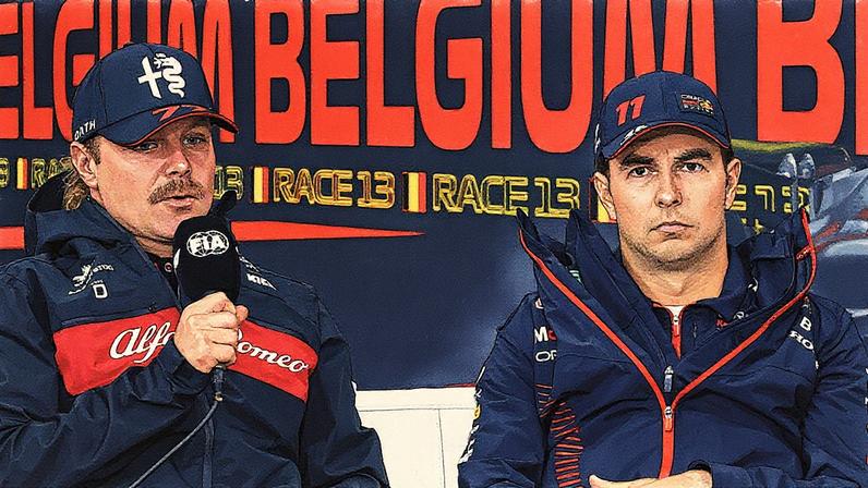 Pérez e Bottas juntam forças na Cadillac a partir da próxima temporada. (Foto: Geert Vanden Wijngaert/AP)