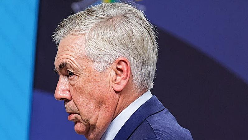 Carlo Ancelotti durante convocação da seleção brasileira (Foto: Reprodução)