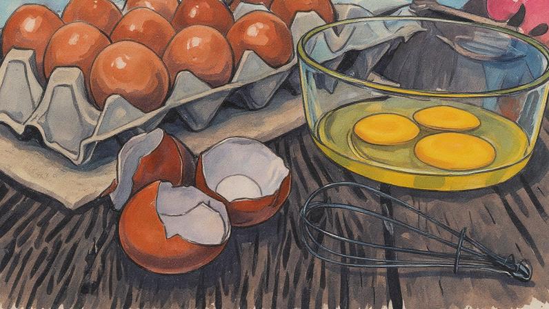 Ovos quebrados (Foto: Freepik)