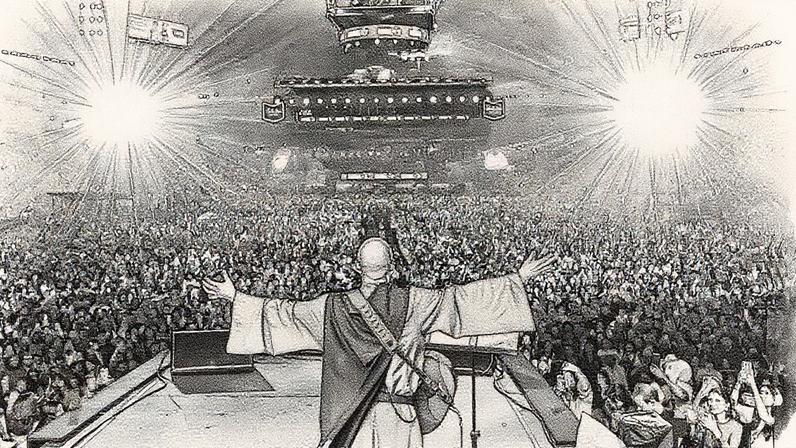 Show de Frei Gilson (Foto: Reprodução)