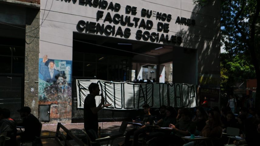 Vista da Universidade de Ciências Sociais, em Buenos Aires (Argentina). (Foto: JUAN IGNACIO RONCORONI/EFE)