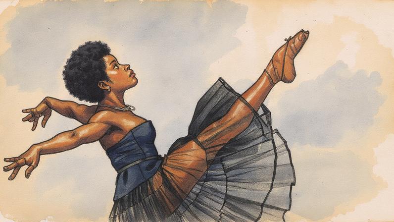 Bailarina Ingrid Silva se apresenta no rooftop do novo teatro B32 na Av. Faria Lima, em São Paulo (Foto: Reprodução)