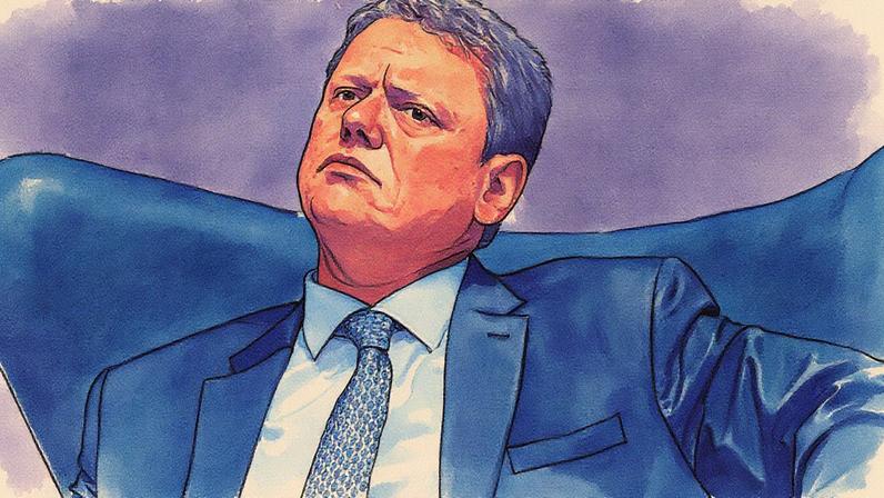 Governador de SP, Tarcísio de Freitas, adotou discurso de candidato (Foto: Daniel Teixeira/Estadão)