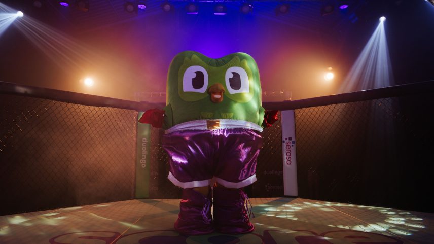 Duo, do Duolingo, e Boletinho, da Serasa, disputam no ringue qual score importa mais (Foto: Divulgação)