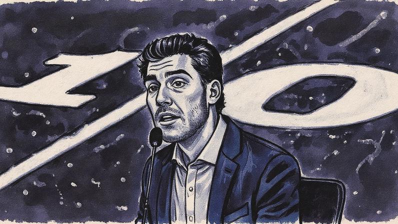 Prefeito de São Paulo, Ricardo Nunes, participa de coletiva de imprensa sobre a NFL Brasil, ao lado do General Manager da NFL no Brasil, Luis Martinez, e do Presidente da SPTuris, Gustavo Pires (Foto: Reprodução)