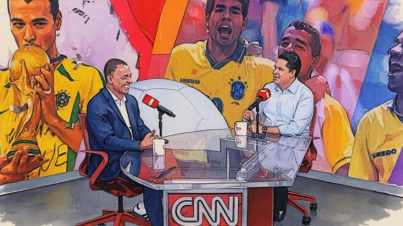 Cafu é o convidado do CNN Esportes S/A deste domingo (31) (Foto: Reprodução)