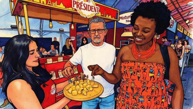 Degustação de queijos Président no Rio Gastronomia (Foto: Lucas Tavares)