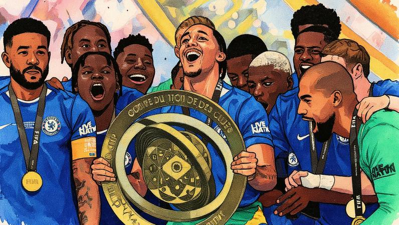 João Pedro foi campeão do Mundial de Clubes com o Chelsea (Foto: Buda Mendes/Getty Images/AFP)