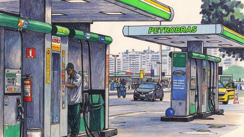 Posto da Avenida Atlântica, na altura da Rua Santa Clara (Foto: Leo Martins / Agencia O Globo)