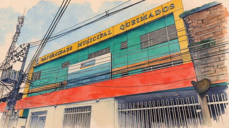 Maternidade Municipal de Queimados (Foto: Reprodução)