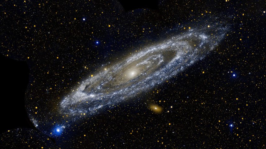 A CAMINHO - Andrômeda: quando e se houver colisão, o Sol já terá desaparecido assim como a vida na Terra (Foto: Nasa/AFP/VEJA)