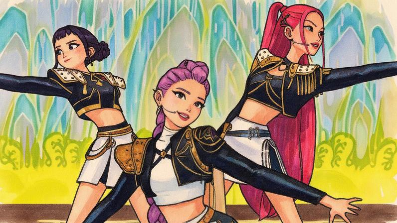 "Golden," da Netflix "KPop Demon Hunters," está de volta ao No. 1 na Official Singles Chart após uma semana fora do topo. (Foto: Reprodução)