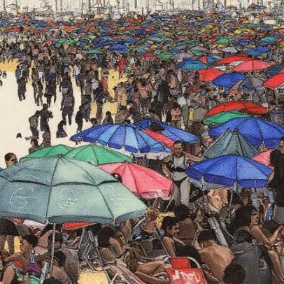 Praia da Zona Sul registra abusos e golpes com aumento de turistas na cidade