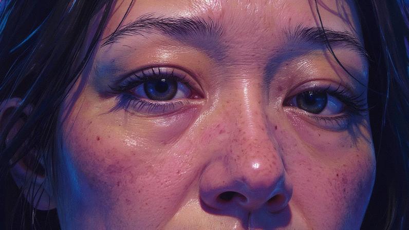 Gleice Koyama levou um soco no olho direito enquanto corria no Parque do Ibirapuera. (Foto: Gleice Koyama/Arquivo Pessoal)