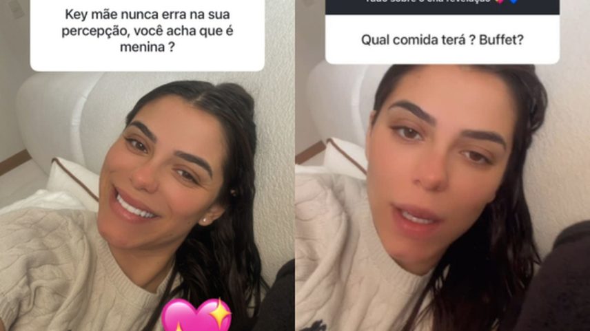 Key Alves revela detalhes do chá revelação (Foto: Reprodução/ Instagram)