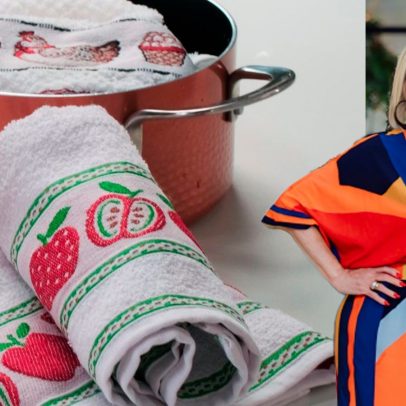 Pano de prato branco como novo com truque simples de Ana Maria