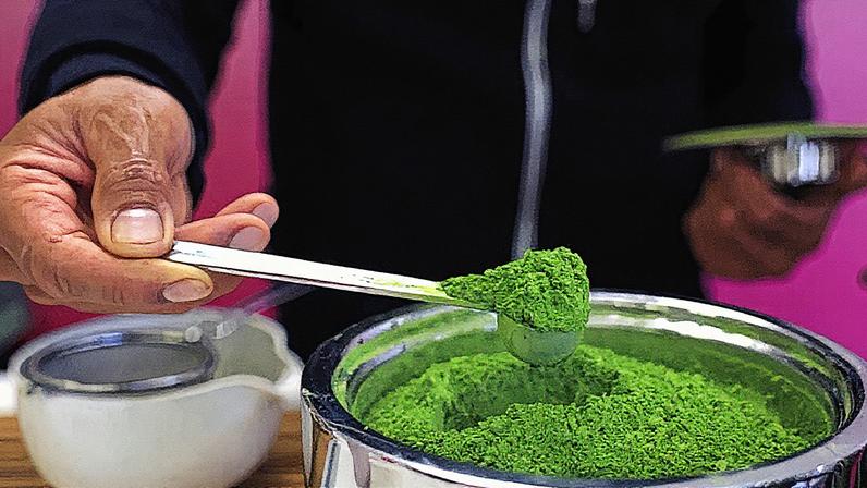 A recente alta na popularidade do matcha resultou em uma escassez global do produto, impulsionada pela crescente demanda e produção limitada no Japão, onde o matcha de alta qualidade é cultivado (Foto: Reprodução)
