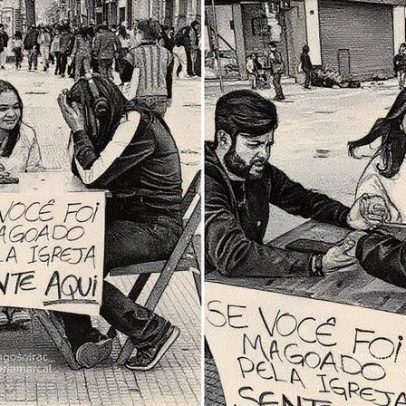 Maria Marçal evangeliza nas ruas e traz esperança a feridos pela igreja