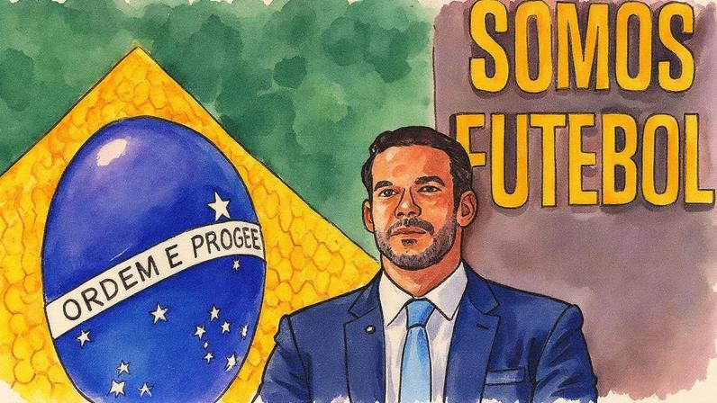 Samir Xaud quer reduzir Estaduais e vai apresentar novo calendário do futebol brasileiro (Foto: Rafael Ribeiro/CBF)