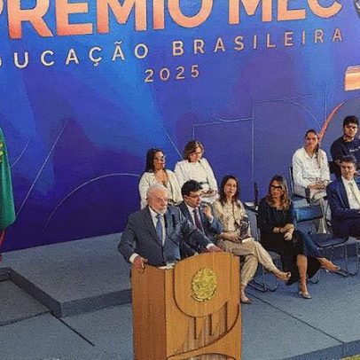 Lula destaca a evasão escolar como prioridade no Prêmio MEC