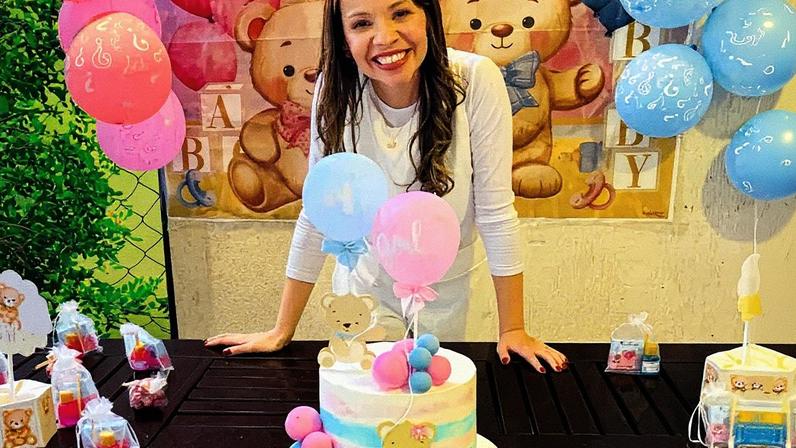 Sargento da Marinha Juliana da Silva Oliveira Pessoas, de 37 anos, está com uma gestação de 24 semanas (Foto: Reprodução)