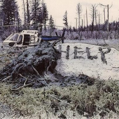 Homem canadense é resgatado após 9 dias na selva sobrevivendo com água de lagoa