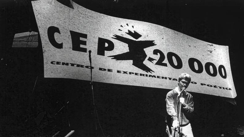 Chacal em apresentação no CEP 20.000 durante os anos 90 (Foto: Ana Lúcia Zaremba)