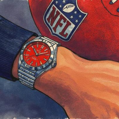 Breitling se torna parceira oficial da NFL com novos relógios exclusivos