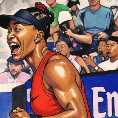 Osaka se inspira nas luzes de Nova York para seu visual de estreia