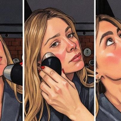 Carolina Dieckmann revela técnica de skincare com gelo para o rosto em vídeo