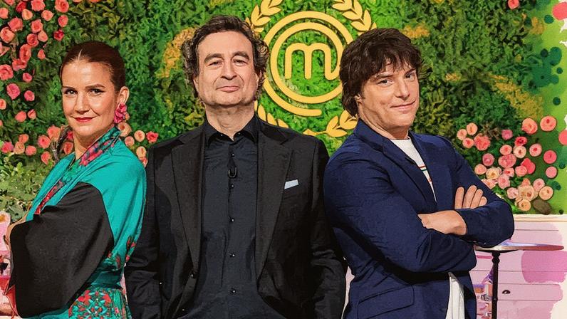 Samantha Vallejo-Nágera, Pepe Rodríguez e Jordi Cruz, juízes do 'MasterChef'. (Foto: Reprodução)