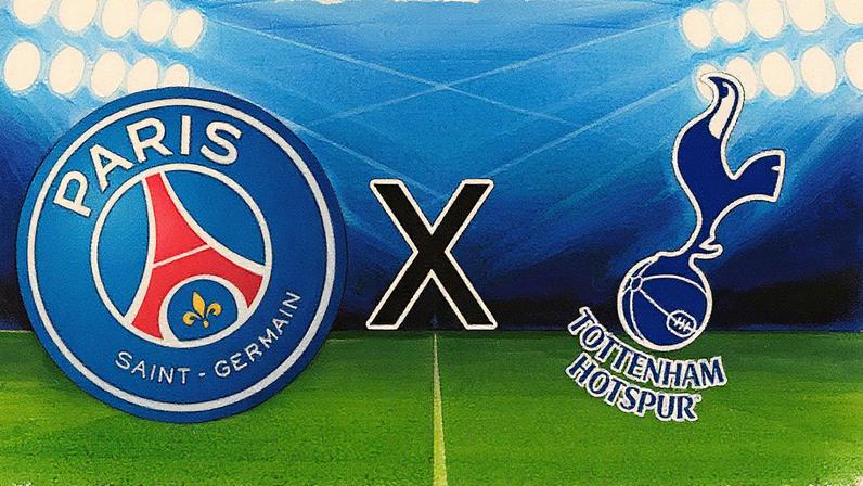 Paris Saint-Germain e Tottenham se enfrentam pela Supercopa da Uefa. (Foto: Arte/Estadão)