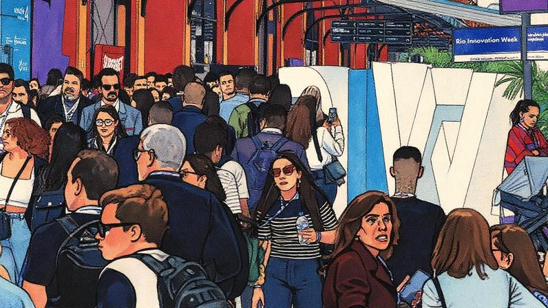 Rio Innovation Week lotou no primeiro dia (Foto: Pedro Kirilos/Estadão)
