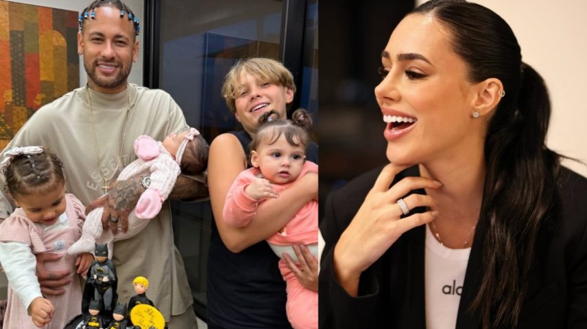 Bruna Biancardi provocou debate com homenagem a Neymar e seus filhos no Dia dos Pais (Foto: Reprodução Instagram)